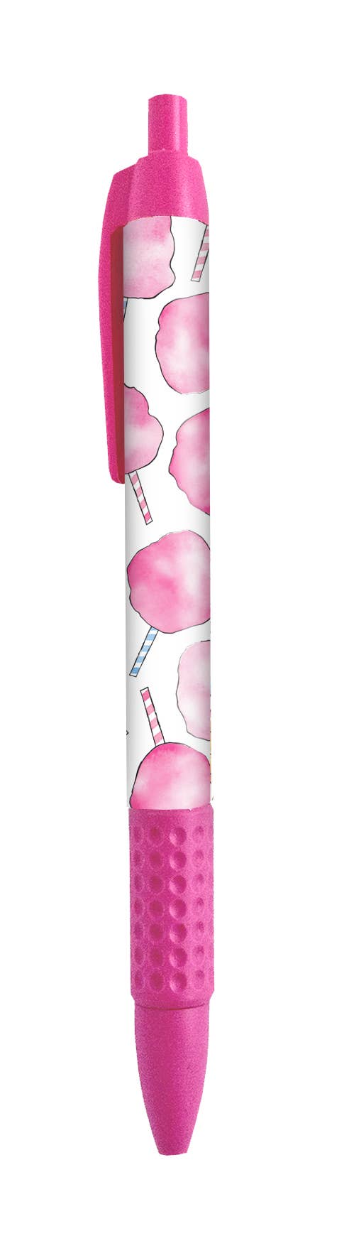 Pink Cotton Candy Scented Pen for journaling and guided journaling from the Carnival Scented Pen Set.