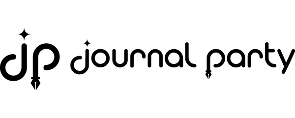 Journal Party logo in stylish black font