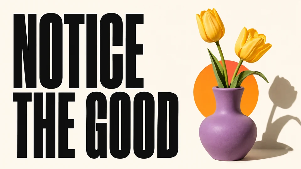 Notice the Good